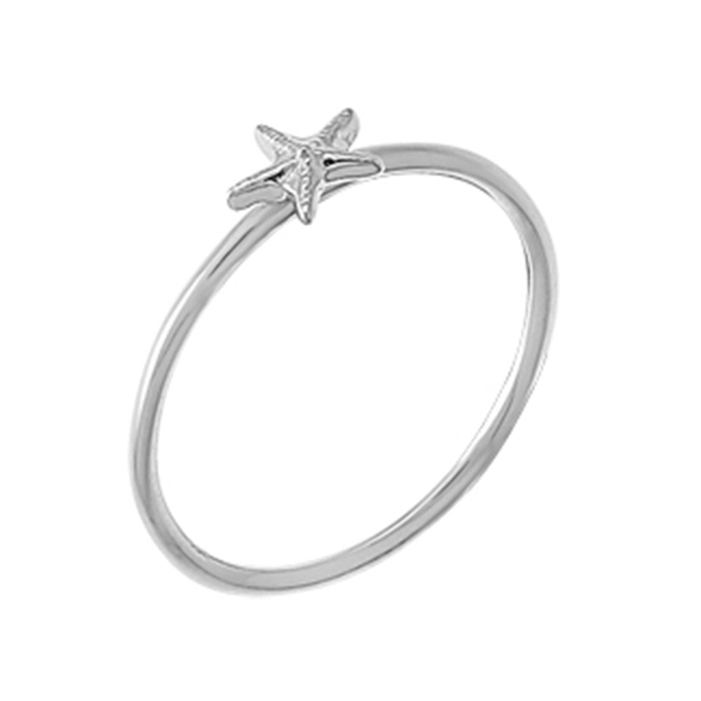 Boma, Sterling Silver, Ring, Starfish, Size 8